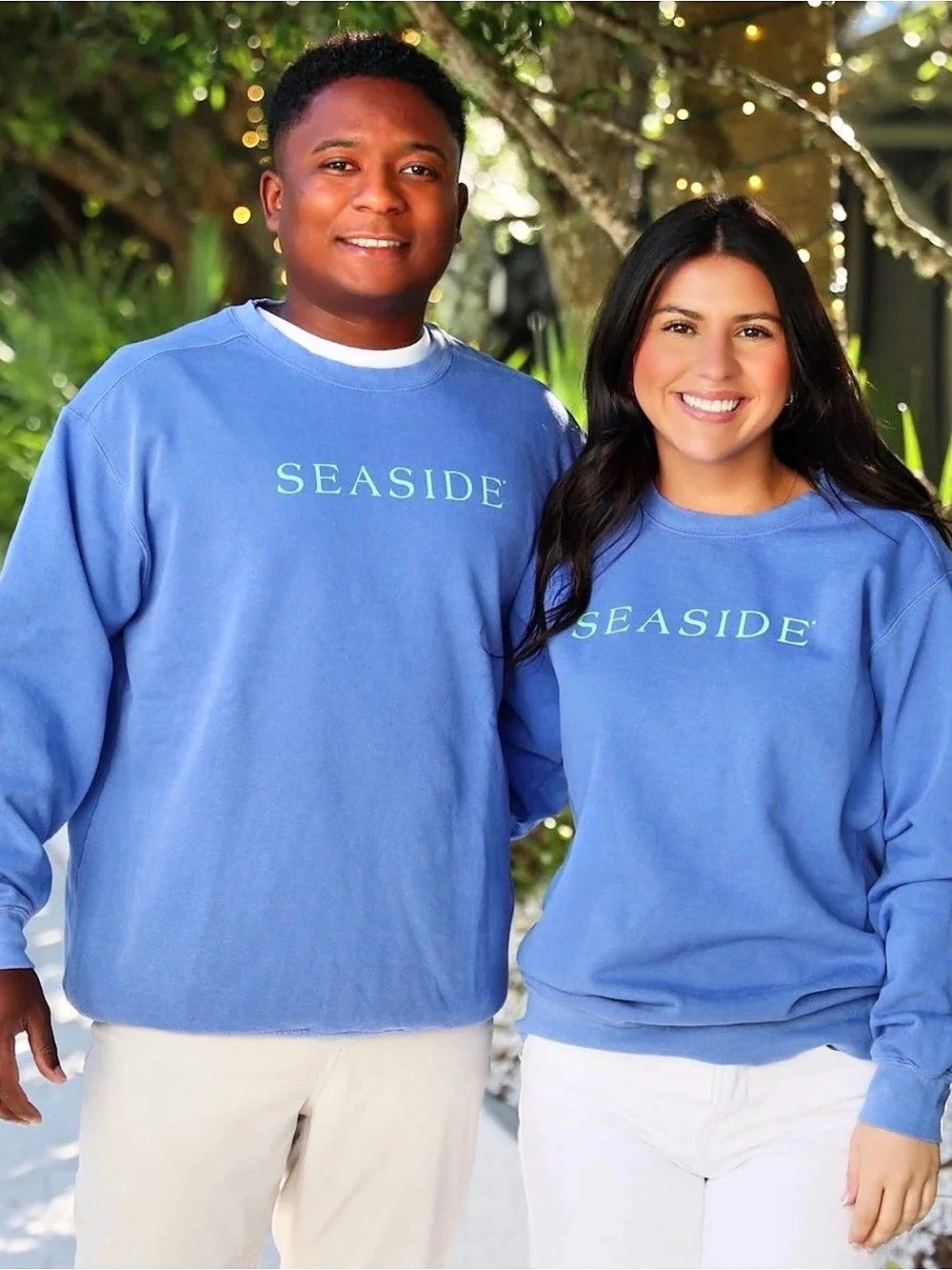 Comfort Colors The Seaside Style Unisex Crew Sweatshirt Blue